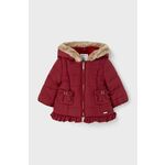 Otroška jakna Mayoral rdeča barva - rdeča. Otroška Jakna iz kolekcije Mayoral. Delno podloženi model izdelan iz enobarvnega materiala.