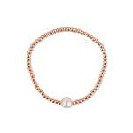 JwL Luxury Pearls Zapestnica iz bronastih perl s pravim sladkovodnim biserom JL0715