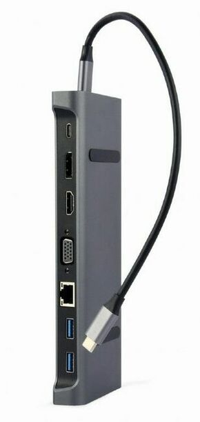 CABLEXPERT Adapter USB-C 9-v-1 3xUSB