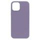 Silikonski ovitek (liquid silicone) za Apple iPhone 12 Mini, mehak, vijolična