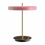 Rožnata LED zatemnitvena namizna svetilka s kovinskim senčnikom (višina 41,5 cm) Asteria Table – UMAGE