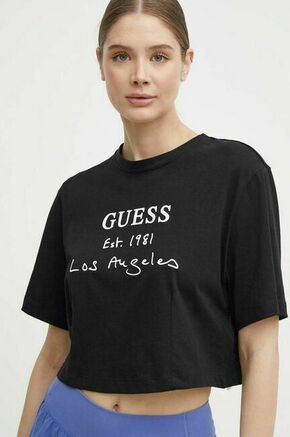 Bombažna kratka majica Guess DAKOTA ženska