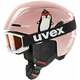 UVEX Viti Set Junior Pink Penguin 51-55 cm Smučarska čelada