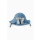 Otroški bombažni klobuk zippy - modra. Otroške klobuk iz kolekcije zippy. Model z ozkim robom, izdelan iz enobarvnega materiala.