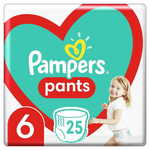 Pampers Pants hlačne plenice, Velikost 6, 15 kg+, 25 kosov