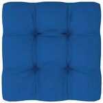 shumee Blazina za kavč iz palet kraljevsko modra 50x50x12 cm