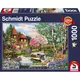 Schmidt Puzzle Hiša ob jezeru 1000 kosov