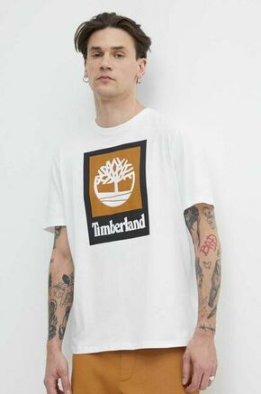 Bombažna kratka majica Timberland moška