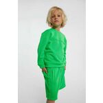 Otroške kratke hlače Marc Jacobs zelena barva - zelena. Otroški kratke hlače iz kolekcije Marc Jacobs. Model izdelan iz pletenine. Model iz izjemno udobne, zračne tkanine.