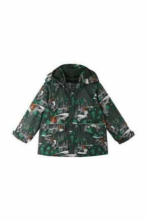 Otroška jakna Reima Kustavi zelena barva - zelena. Otroška jakna iz kolekcije Reima. Podložen model