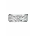 Michael Kors Bleščeč srebrn prstan s cirkoni MKC1555AN040 (Obseg 49 mm)