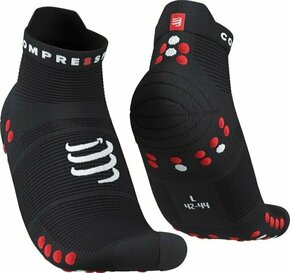 Compressport Pro Racing Socks v4.0 Run Low Black/Red T3 Tekaške nogavice