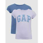 Gap Otroška majica s logem, 2 ks XS
