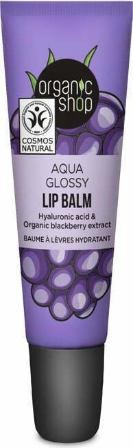 "Organic Shop Aqua Glossy Lip Balm - 10 ml"