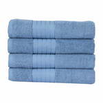 Modre bombažne brisače v kompletu 4 ks 50x100 cm – Good Morning