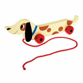 Leseni pes za vlečenje Rex London Charlie The Sausage Dog