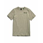 Bombažna kratka majica G-Star Raw zelena barva - zelena. Oprijeta kratka majica iz kolekcije G-Star Raw. Model izdelan iz tanke, elastične pletenine.