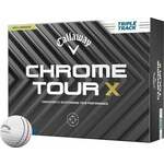 Callaway Chrome Tour X White Golf Balls Triple Track