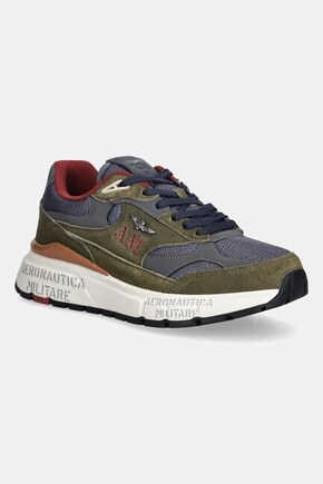 Superge Aeronautica Militare SNEAKERS zelena barva