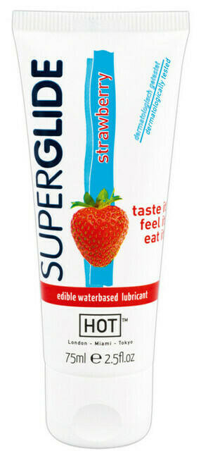 / HOT Superglide Strawberry - mazivo za uživanje (75ml)