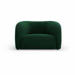 Temno zelen žameten fotelj Santi – Interieurs 86