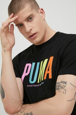 Puma Moška Graphic Majica Črna M