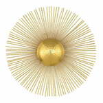 Stenska svetilka v zlati barvi ø 50 cm Sun – Antic Line
