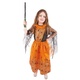 WEBHIDDENBRAND Otroški kostum čarovnice/haloween kostum oranžne barve (M) e-paket