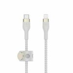WEBHIDDENBRAND Belkin USB-C kabel s priključkom LTG, 3M bela pletenica