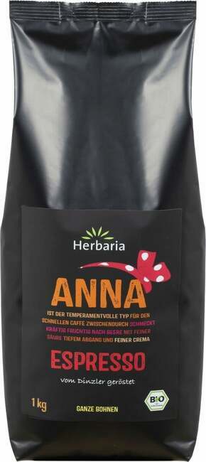 Herbaria Bio espresso "Anna" cela zrna - 1 kg