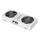 DIGITUS Hladilna enota 2x vent. s termostatom siva DN-19 FAN-2-WM-T