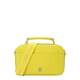 Torbica Tommy Hilfiger rumena barva - rumena. Majhna torbica iz kolekcije Tommy Hilfiger. Model na zapenjanje, izdelan iz ekološkega usnja.