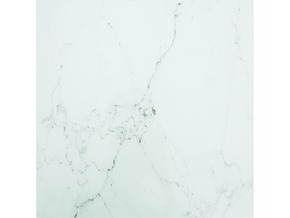 VIDAXL Mizna plošča bela 70x70 cm 6 mm kaljeno steklo z marmorjem