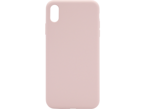 Chameleon Apple iPhone XS Max - Silikonski ovitek (liquid silicone) - Soft - Pink Sand