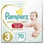 Pampers Premium Care Pants 3, 70 kosov