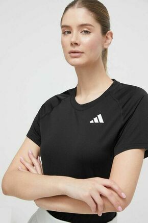 Kratka majica za vadbo adidas Performance Club črna barva - črna. Kratka majica za vadbo iz kolekcije adidas Performance. Model izdelan iz materiala