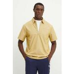 Bombažen polo Puma MMQ bež barva, 626642 - bež. Polo iz kolekcije Puma, izdelan iz enobarvnega materiala. Model iz izjemno udobne bombažne tkanine.