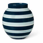Temno modra in bela keramična vaza Kähler Design Nuovo, višina 20,5 cm