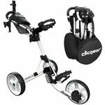 Clicgear Model 4.0 SET Matt White Ročni voziček za golf