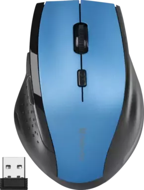 Defender Accura MM-365 črno/modra brezžična miška