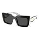 Prada PRD01S 20G08Z ONE SIZE (52) Črna/Siva