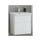 KOLPA-SAN omarica z umivalnikom OXANA OUO 60 507160 bele barve