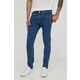 Kavbojke Calvin Klein Jeans moški - modra. Kavbojke iz kolekcije Calvin Klein Jeans v stilu slim taper s normalnim pasom. Model izdelan iz bombažnega denima.