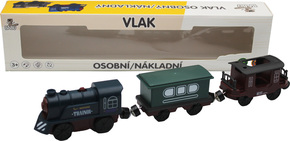 Vlaki BABU - Parna tovorna lokomotiva z baterijskimi vagoni