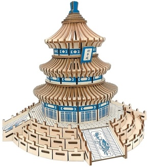 Woodcraft Lesena 3D sestavljanka Temple of Heaven