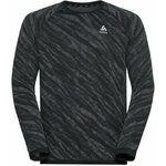 Odlo The Blackcomb Light Long Sleeve Base Layer Men's Black/Space Dye L Tekaška majica z dolgim rokavom