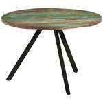 shumee Jedilna miza, 110x75 cm, obnovljen masivni les