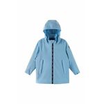 Otroška jakna Reima - modra. Otroški outdoor jakna iz kolekcije Reima. Delno podložen model, izdelan iz iz trpežnega materiala z vodoodporno prevleko.