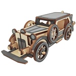 Woodcraft Lesena 3D sestavljanka Stara limuzina