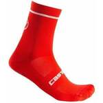 Castelli Entrata 13 Sock Red L/XL Kolesarske nogavice